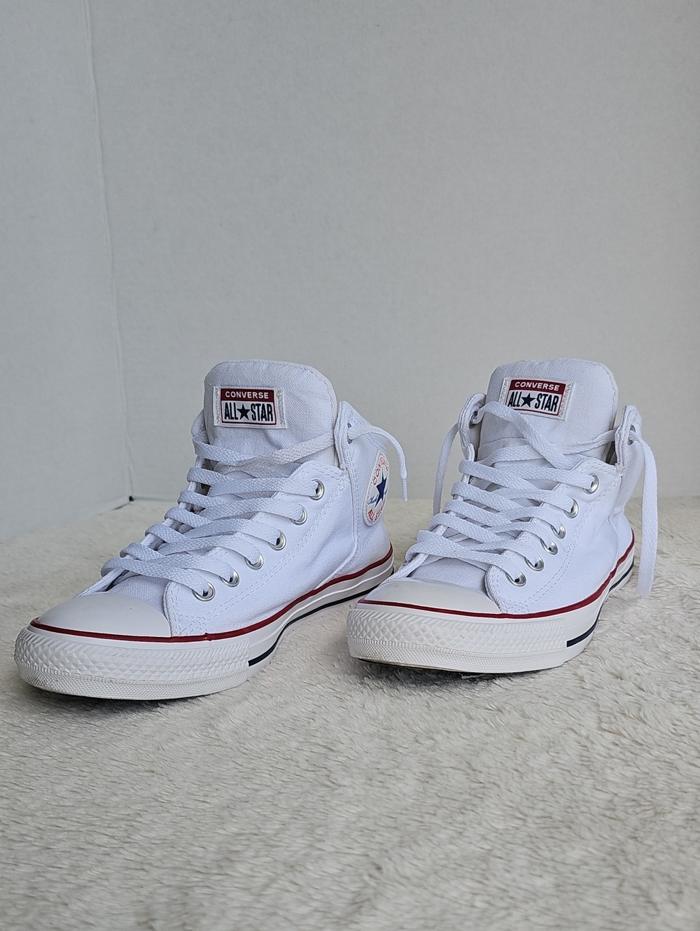 ​NWOT Converse Chuck Taylor All Star Street Mid White Sneakers Men 9 Women 11